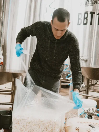 Image of Moersleutel Craft Brewery in Alkmaar A Brewer Working