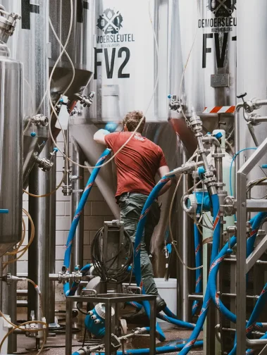 Image of Moersleutel Craft Brewery in Alkmaar A Brewer Working Hard