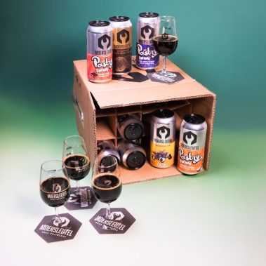 Moersleutel Pick & Mix Dark Beer Tasting Box with imperial stouts and pastry beers for a bold craft beer experience